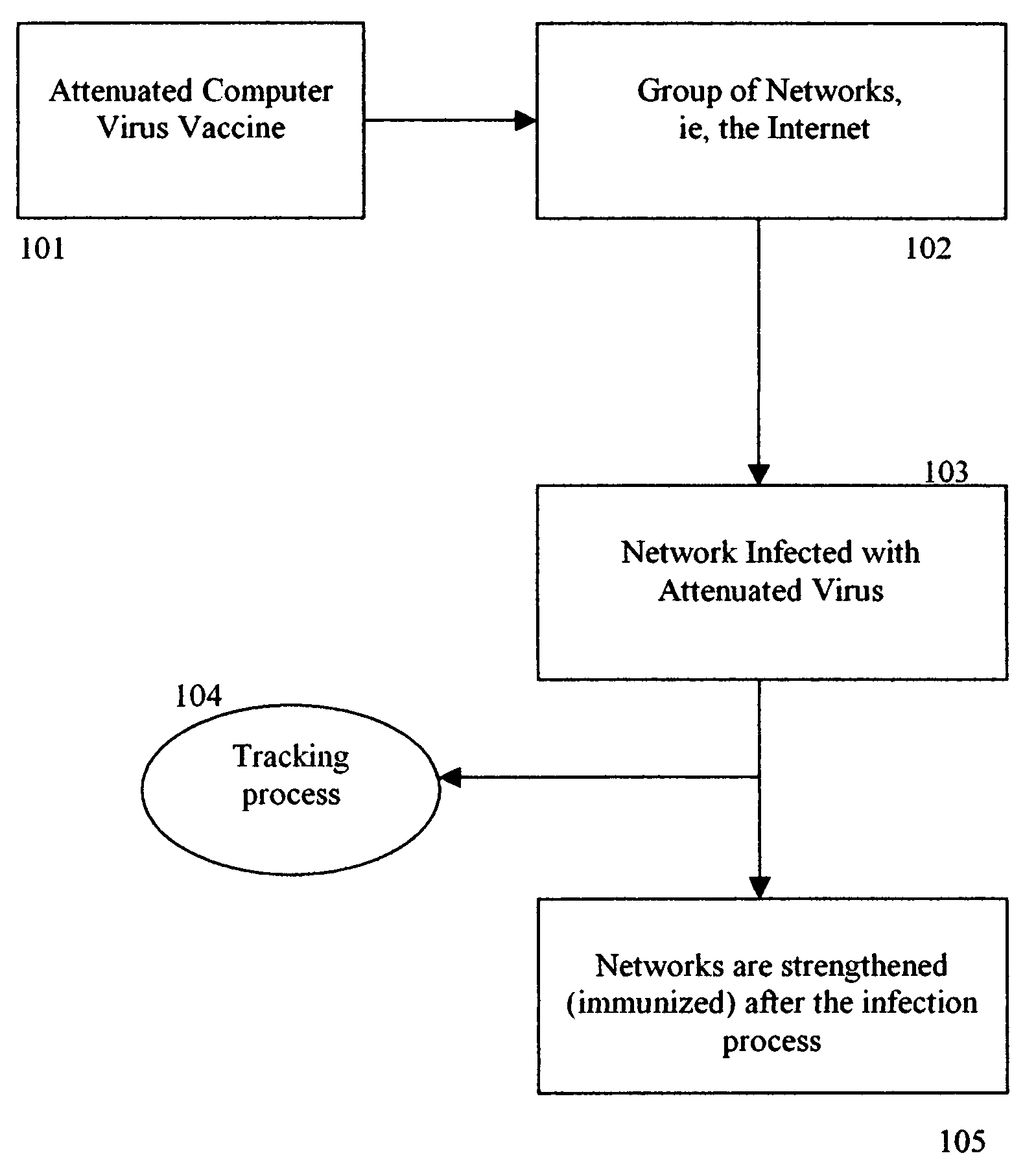 Attenuated computer virus vaccine