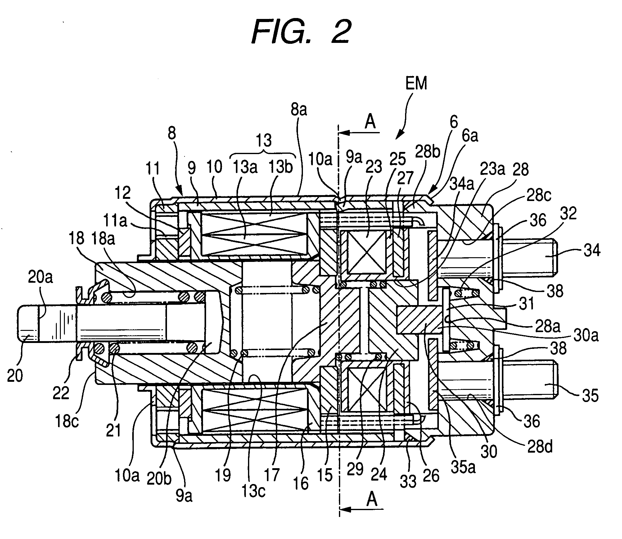 Starter with compact structure