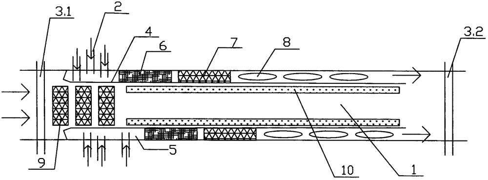 Method for comprehensively treating river channel water ecology through photocatalysis