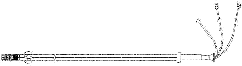 Gradient array ultrasonic imaging guidance ablation catheter