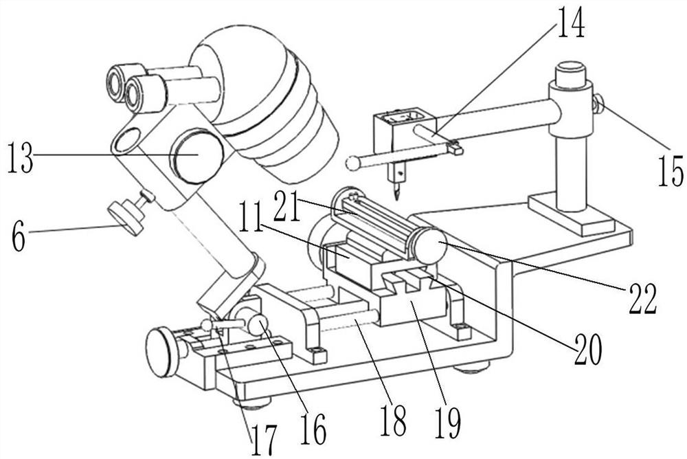 A semiconductor laser cos alloy strength detection device and detection method