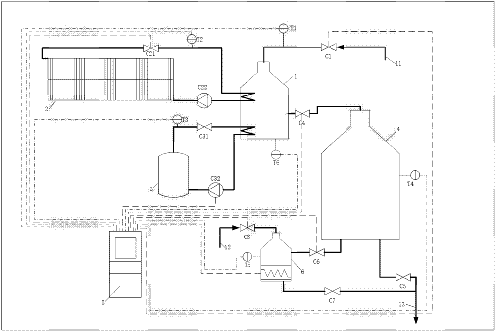 Solar composite heat source hot water system and control method thereof