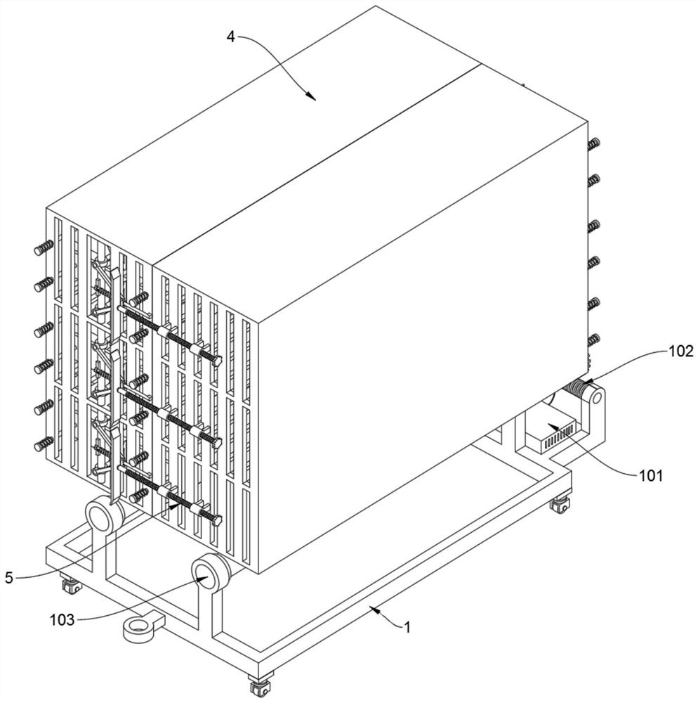 A transfer vehicle convenient for the production of energy-saving and environment-friendly electrical cabinets