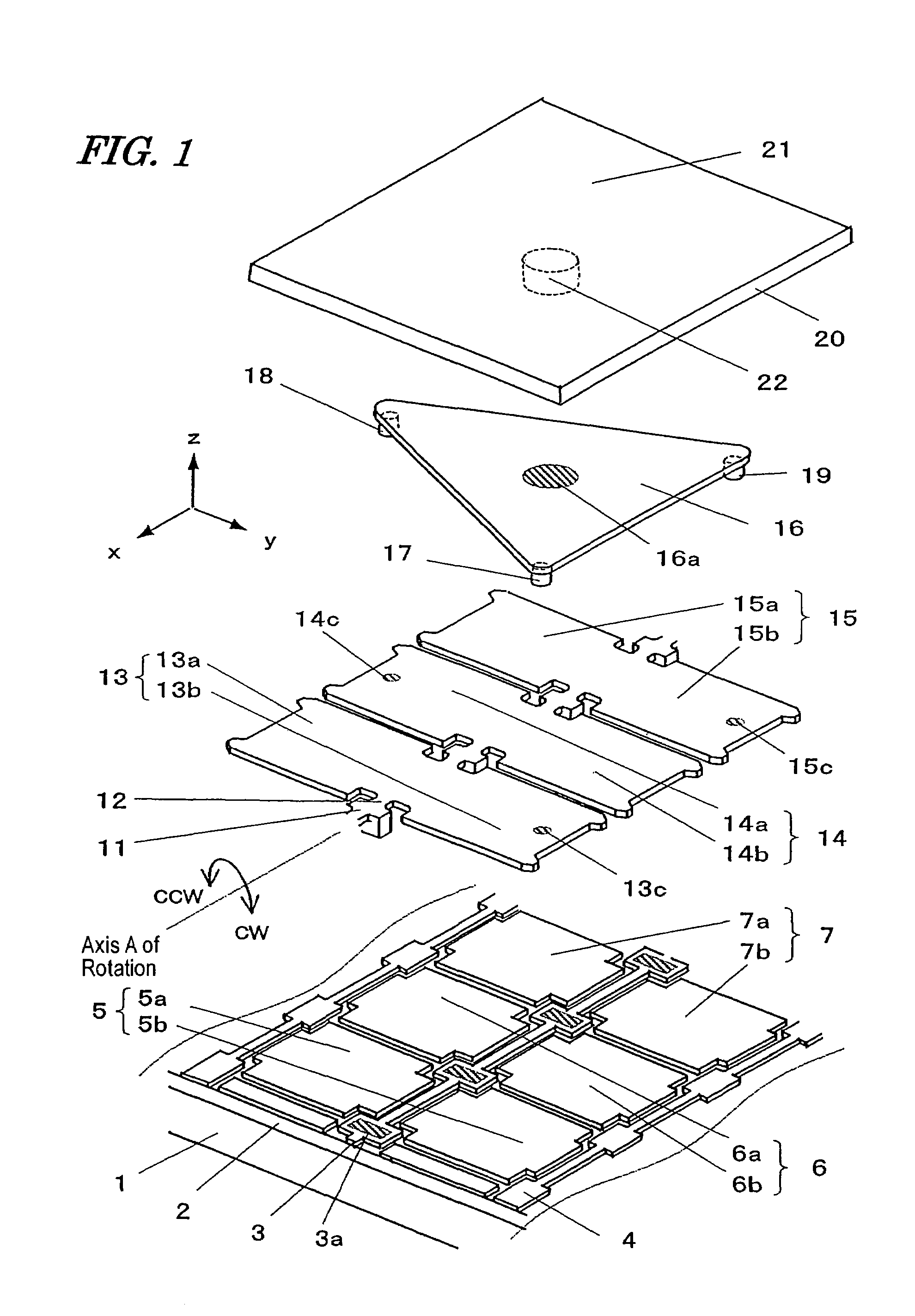 Deformable mirror and optical controller including the deformable mirror