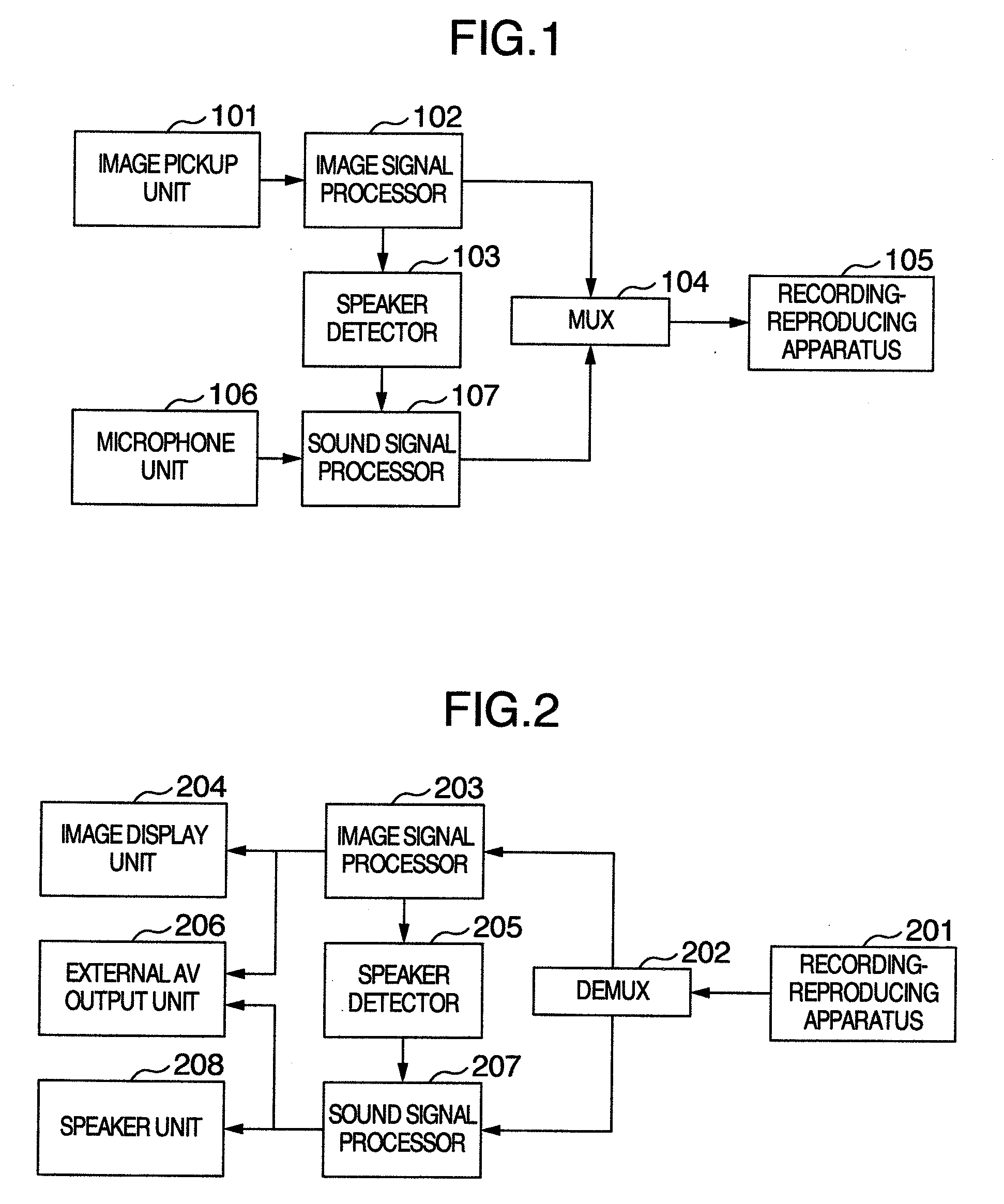 Video-Audio Recording Apparatus and Video-Audio Reproducing Apparatus