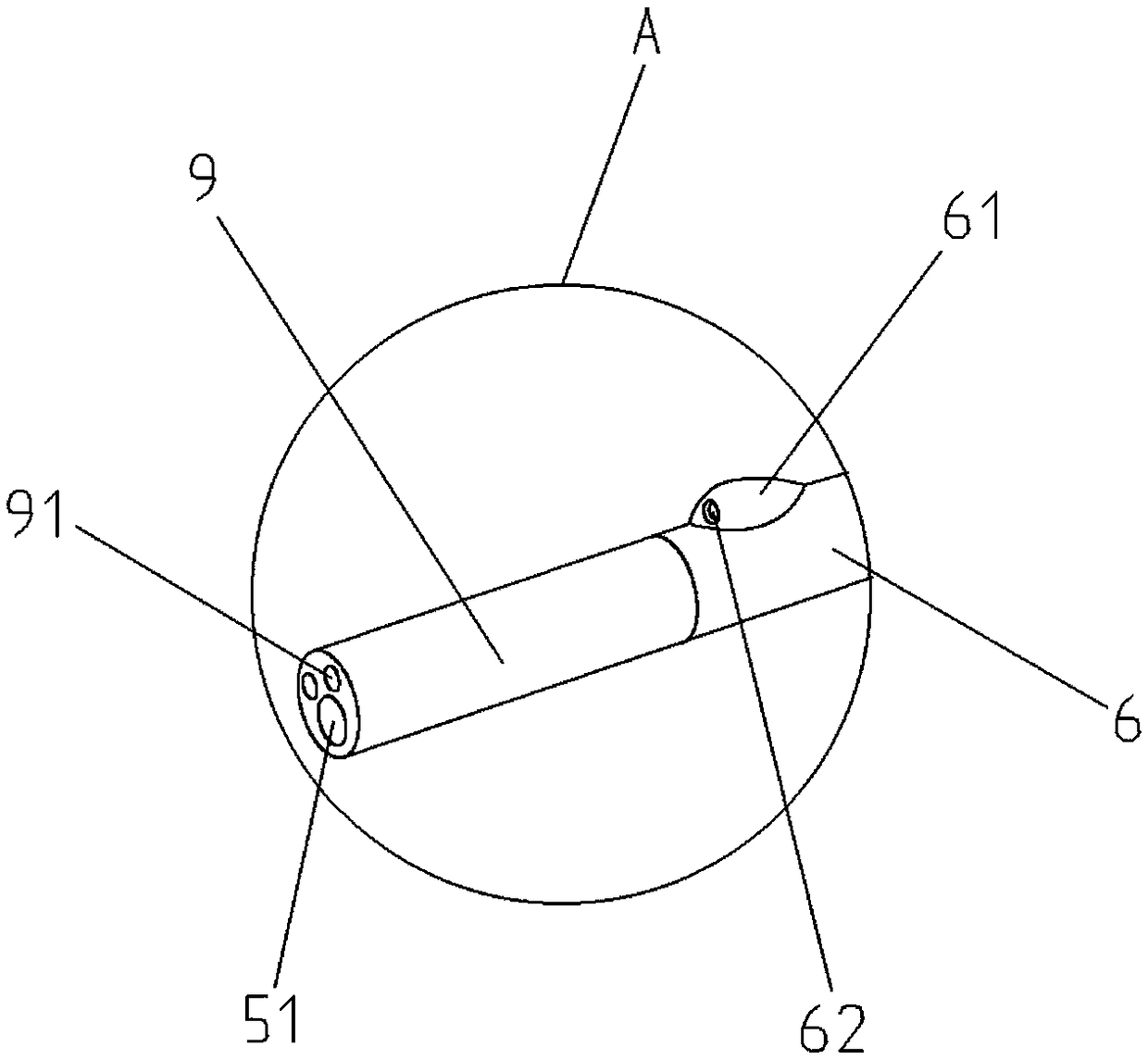 Elephant nose type electronic bronchoscope