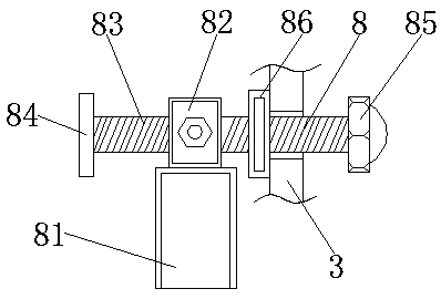 PCB mounting and fixing apparatus convenient to mount and dismount