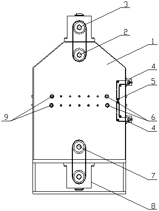 Crawler-type mixing device for long fiber reinforced thermoplastic composite material