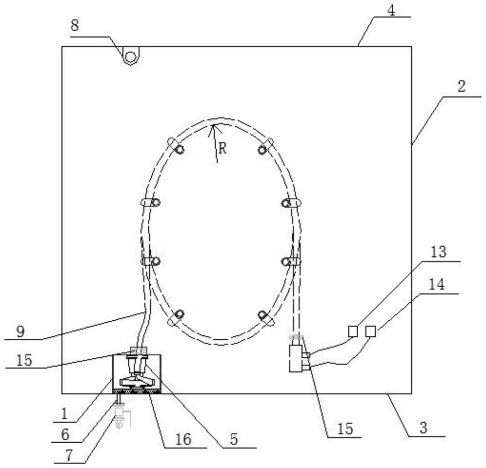 Chemical tanker movable cargo oil pump storage device and detection method