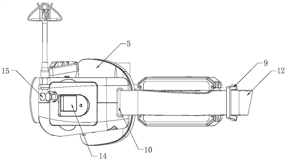 VR display device for coffee making process and using method thereof