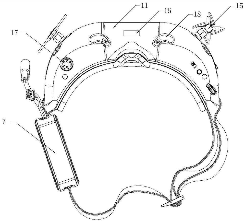 VR display device for coffee making process and using method thereof