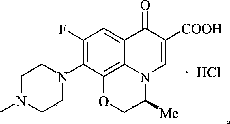 Preparation method of levofloxacin hydrochloride