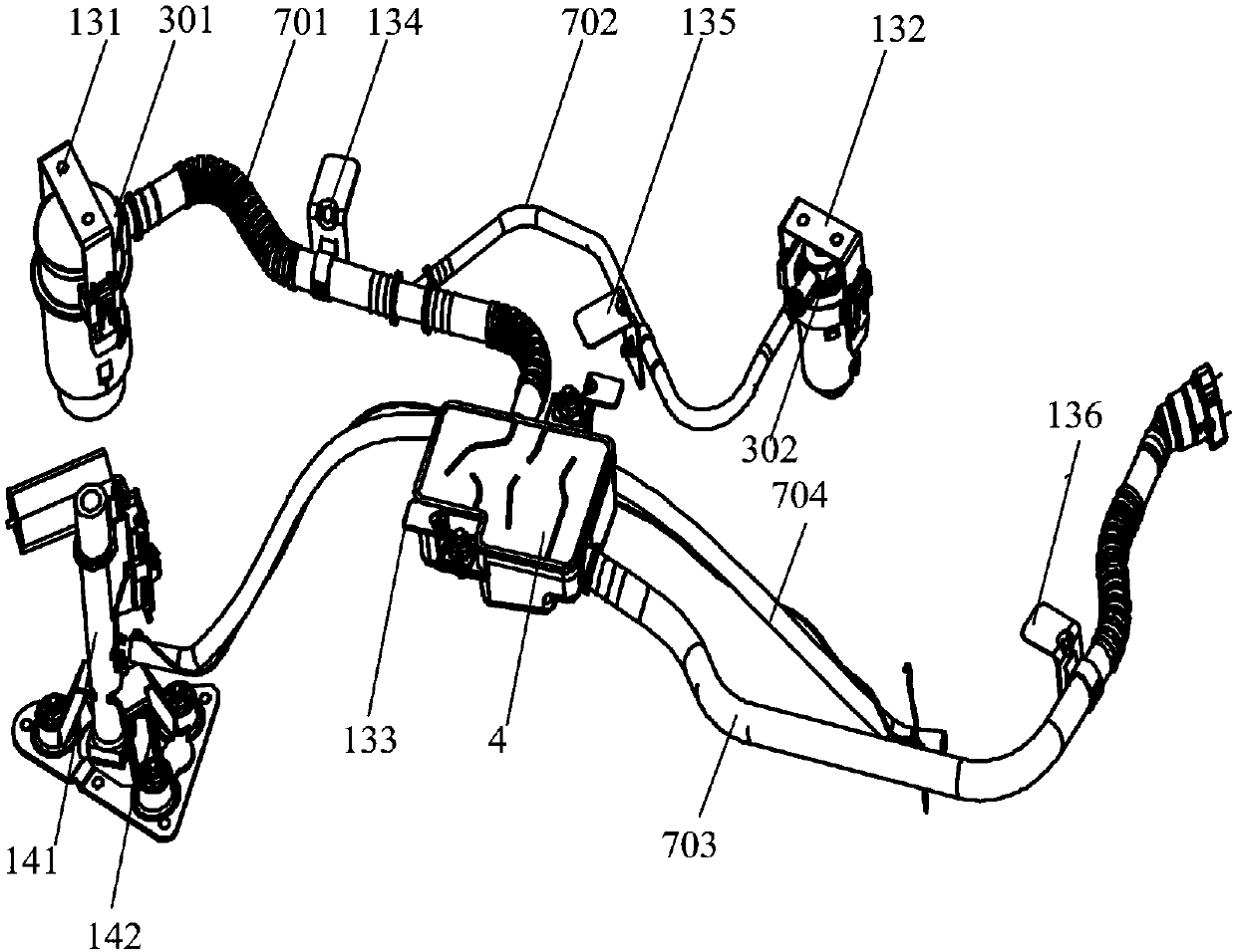 Fuel tank assembly and automobile