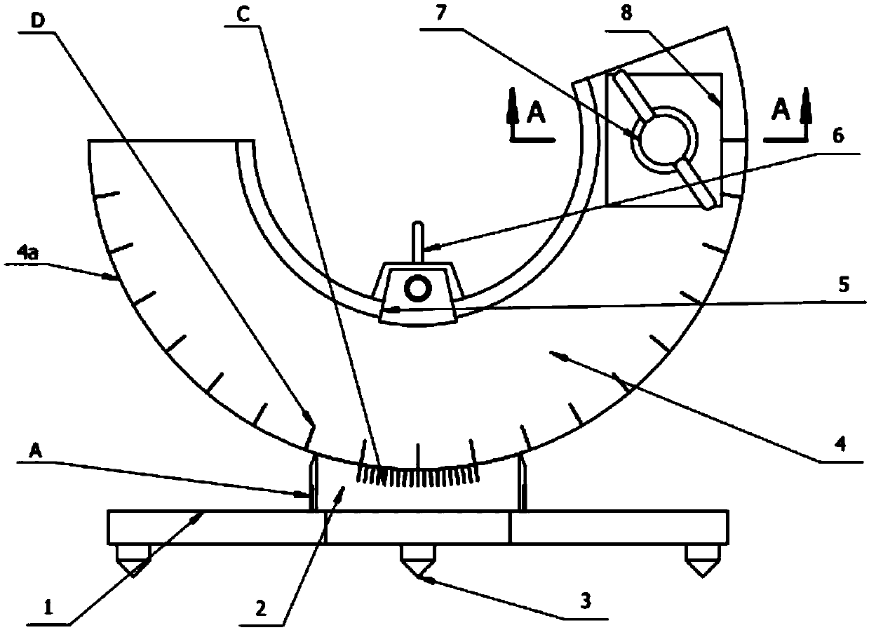 Tool cutting edge wear detection fixture