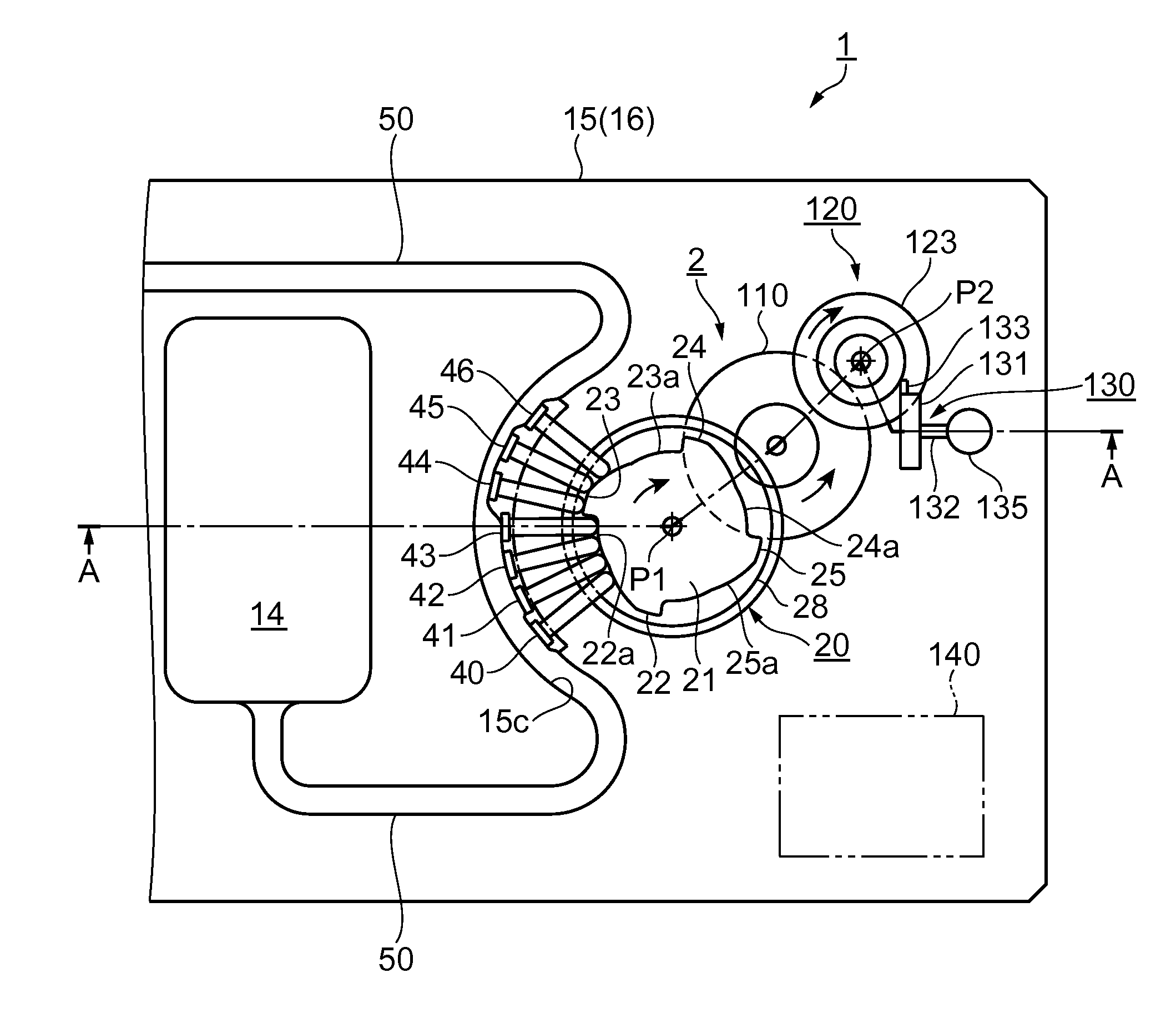 Fluid conveying device and driving method for fluid conveying device