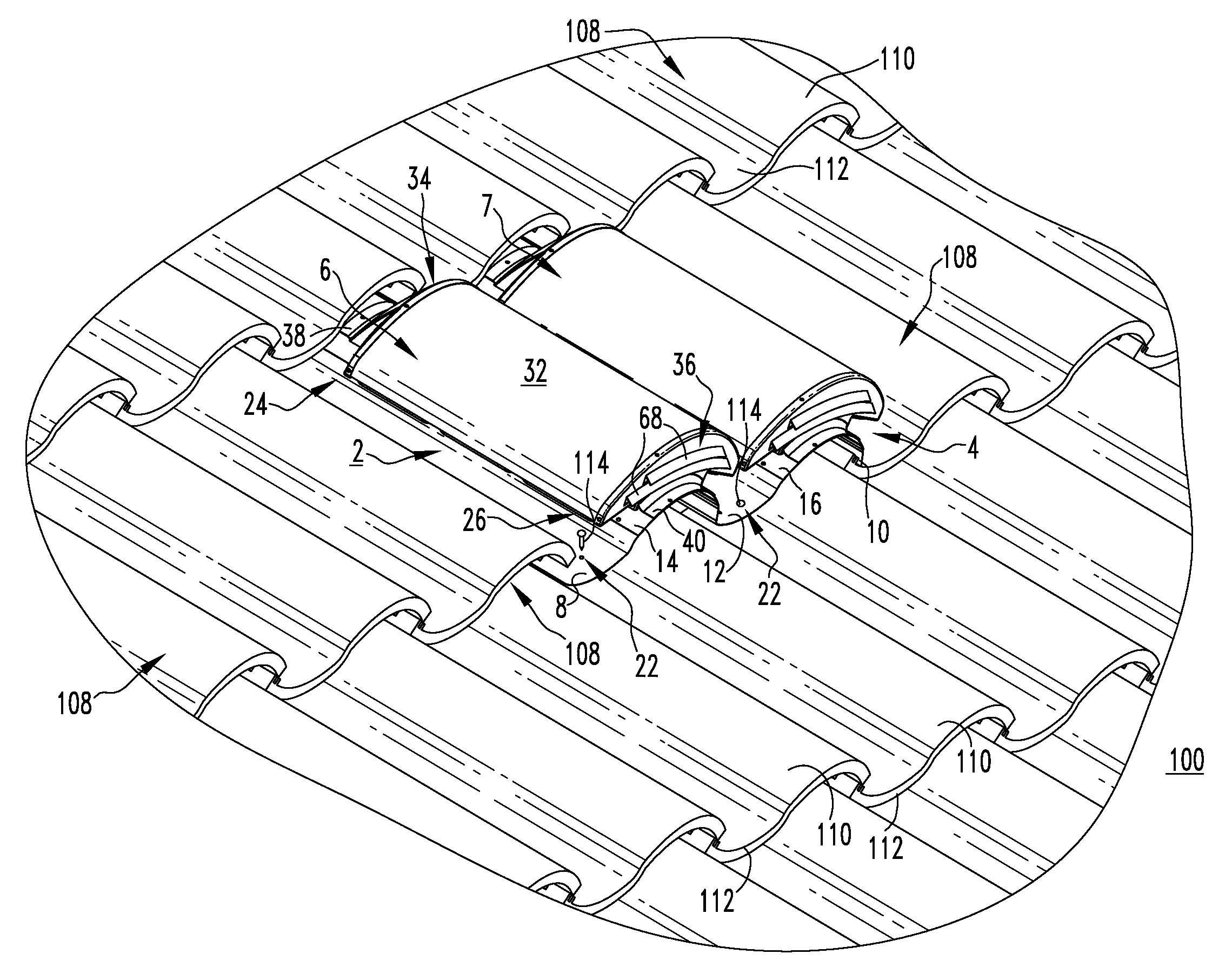 S-shaped roof vent, ventilated roof employing the same and method of installing the same