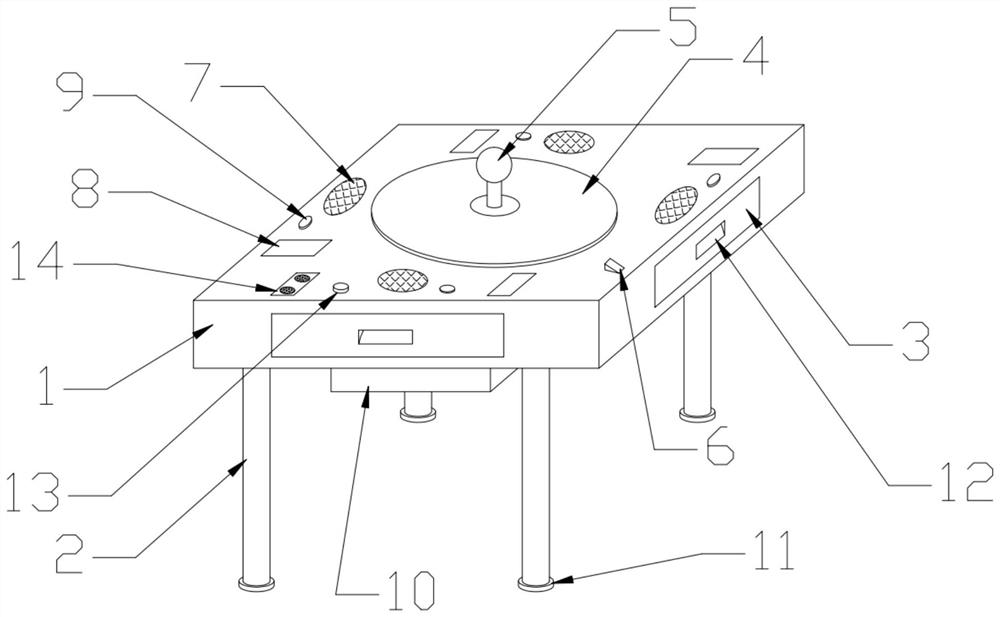 Multifunctional dining table