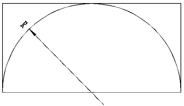 Semi-circular tube plate forged piece forming method capable of improving utilization rate of blank