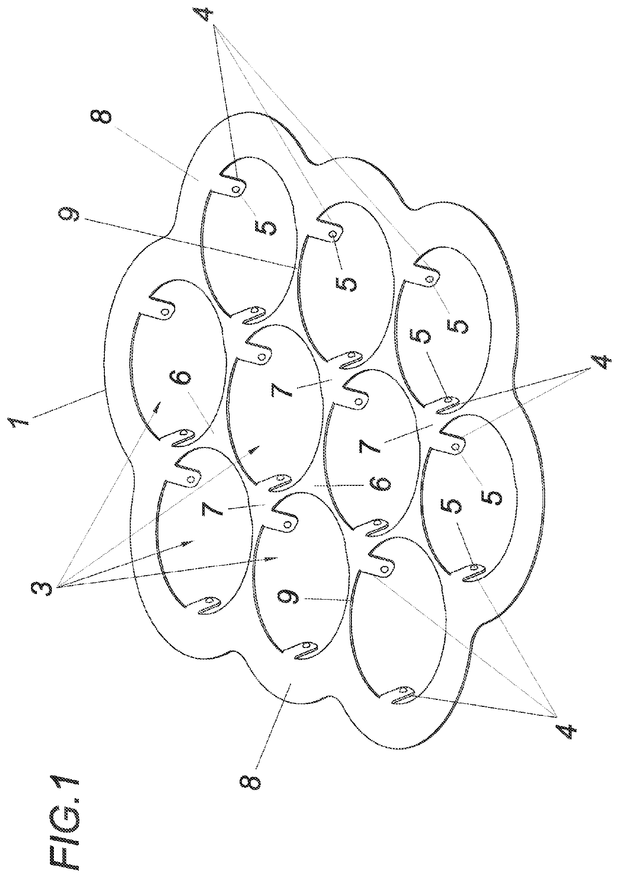 Apparatus for connecting in parallel a plurality of battery cells which are arranged parallel to one another with respect to a joining axis