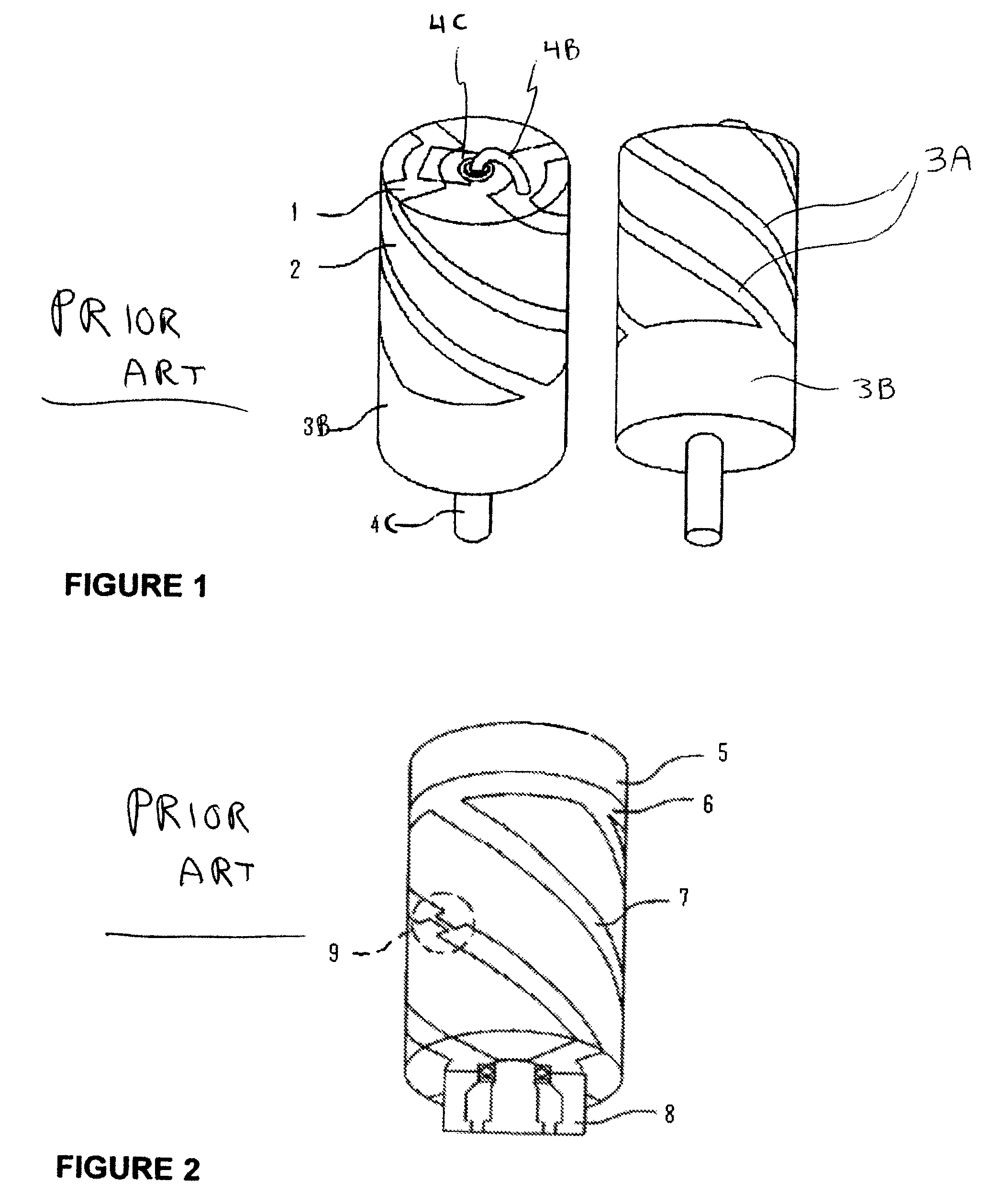 Method and apparatus for quadrifilar antenna with open circuit element terminations