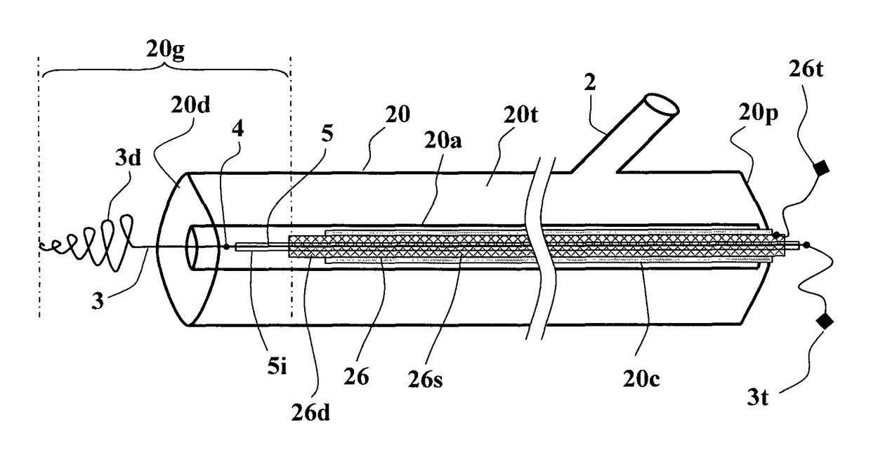 Method and apparatus for thrombus dissolution/thrombectomy by an electrode catheter device