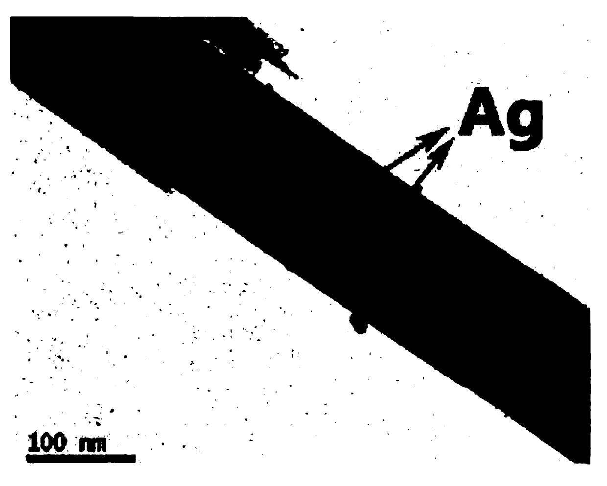 Al2O3-Ag@TiO2 nanorod photoanode composite material and preparation method thereof