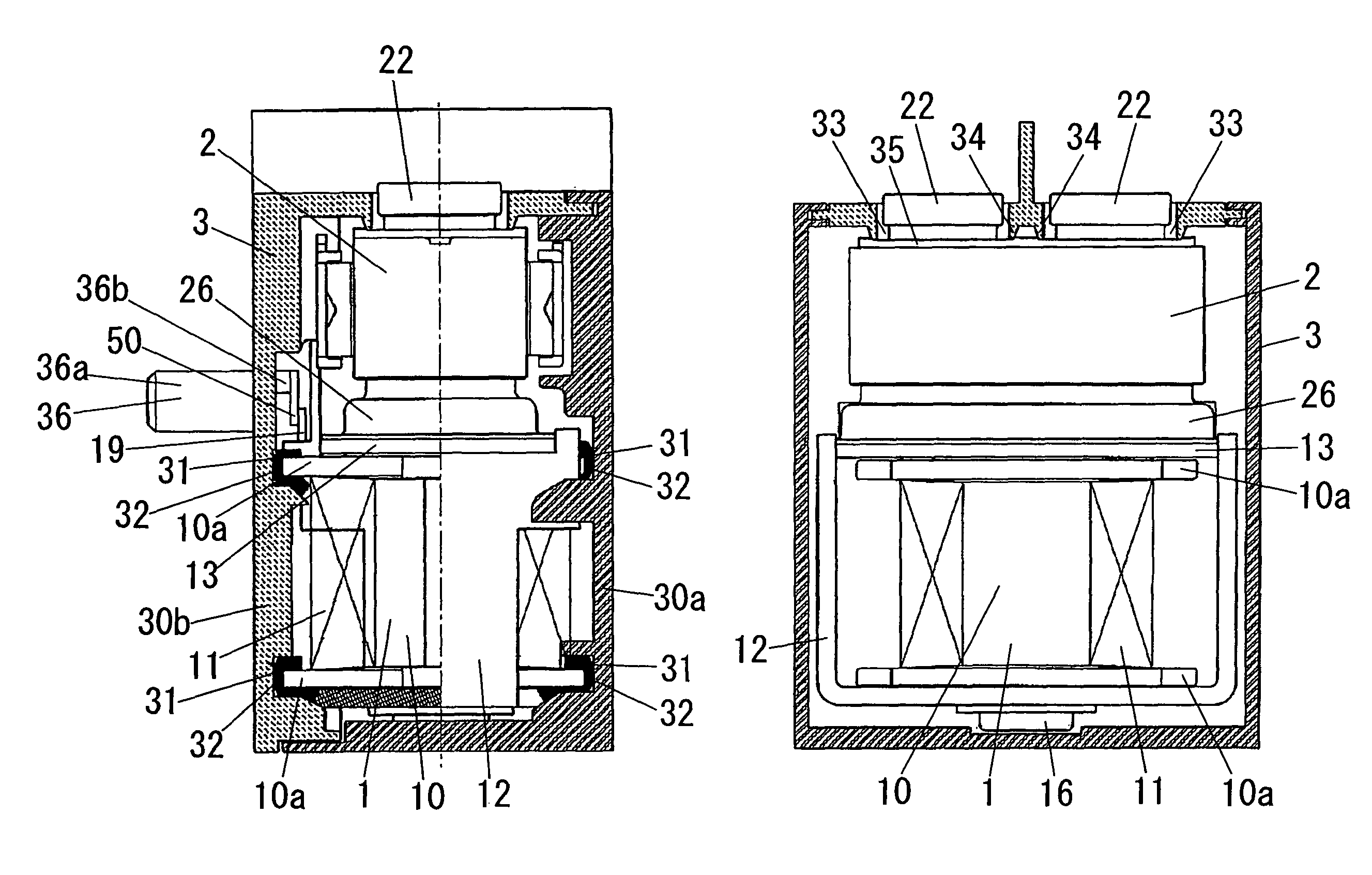 Electromagnetic switching device