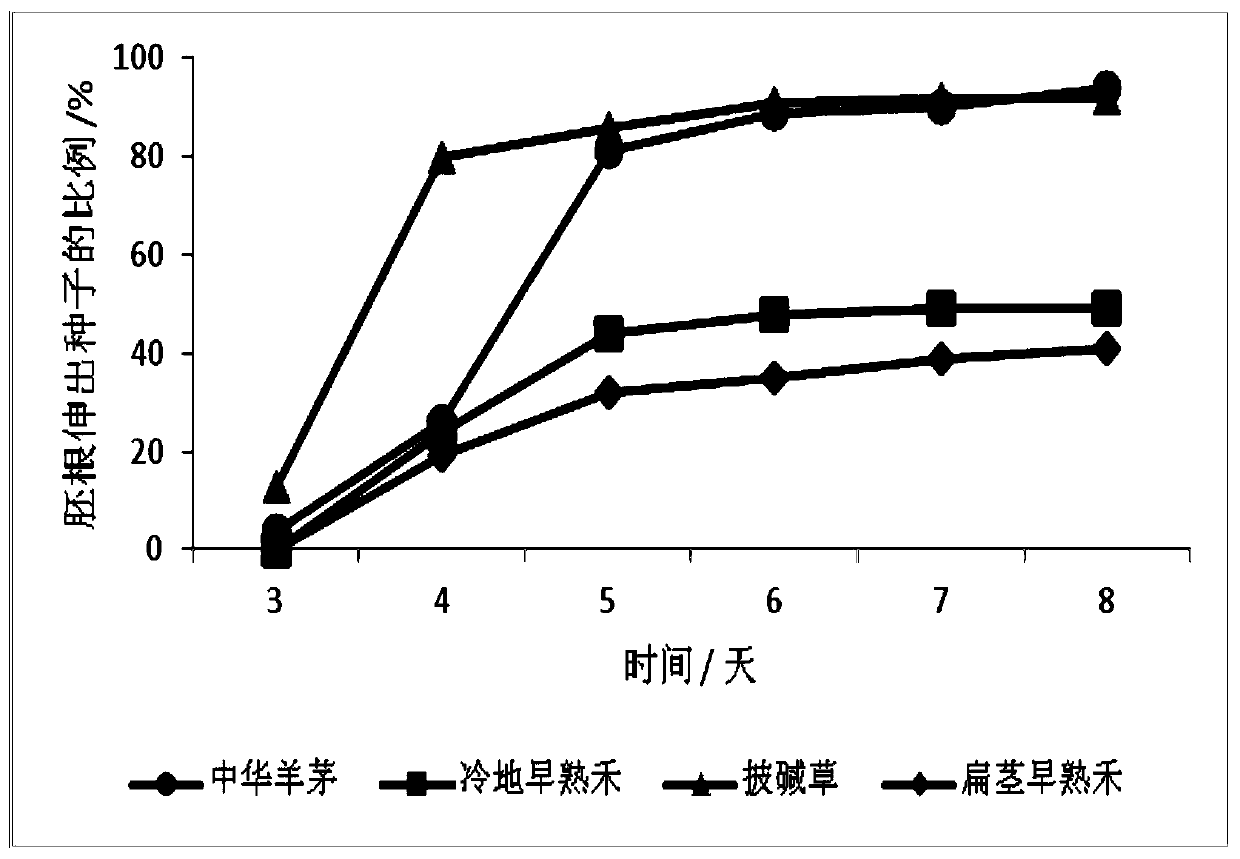 Compound pelletized grass seed production and processing process and application