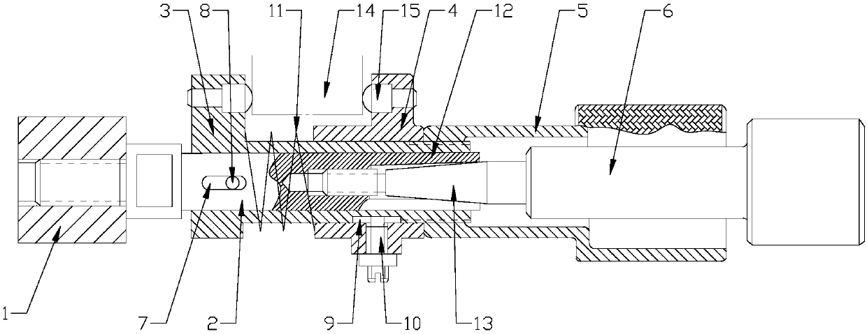 External floating locking and clamping tool