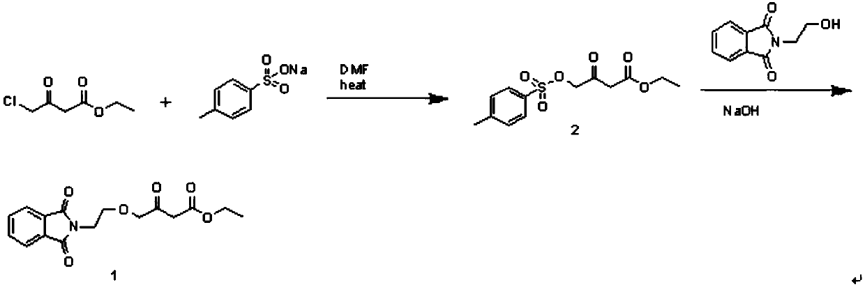 Preparation process of amlodipine intermediate