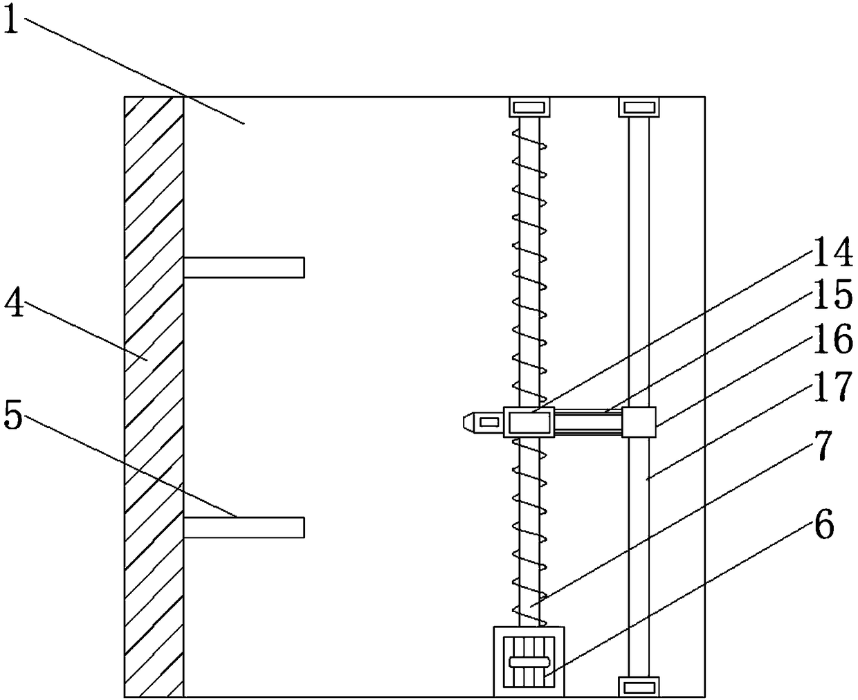 Device for detecting flatness of liquid crystal display screen frame