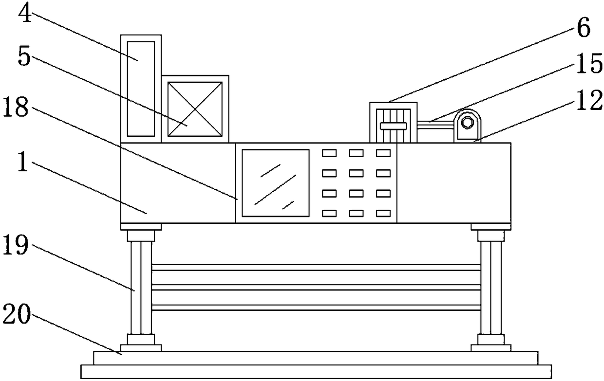 Device for detecting flatness of liquid crystal display screen frame