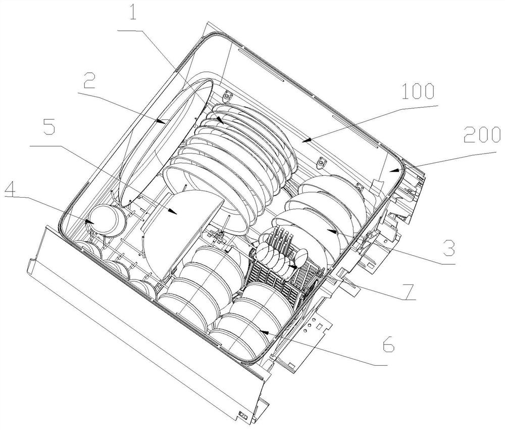 Dish-washing machine bracket