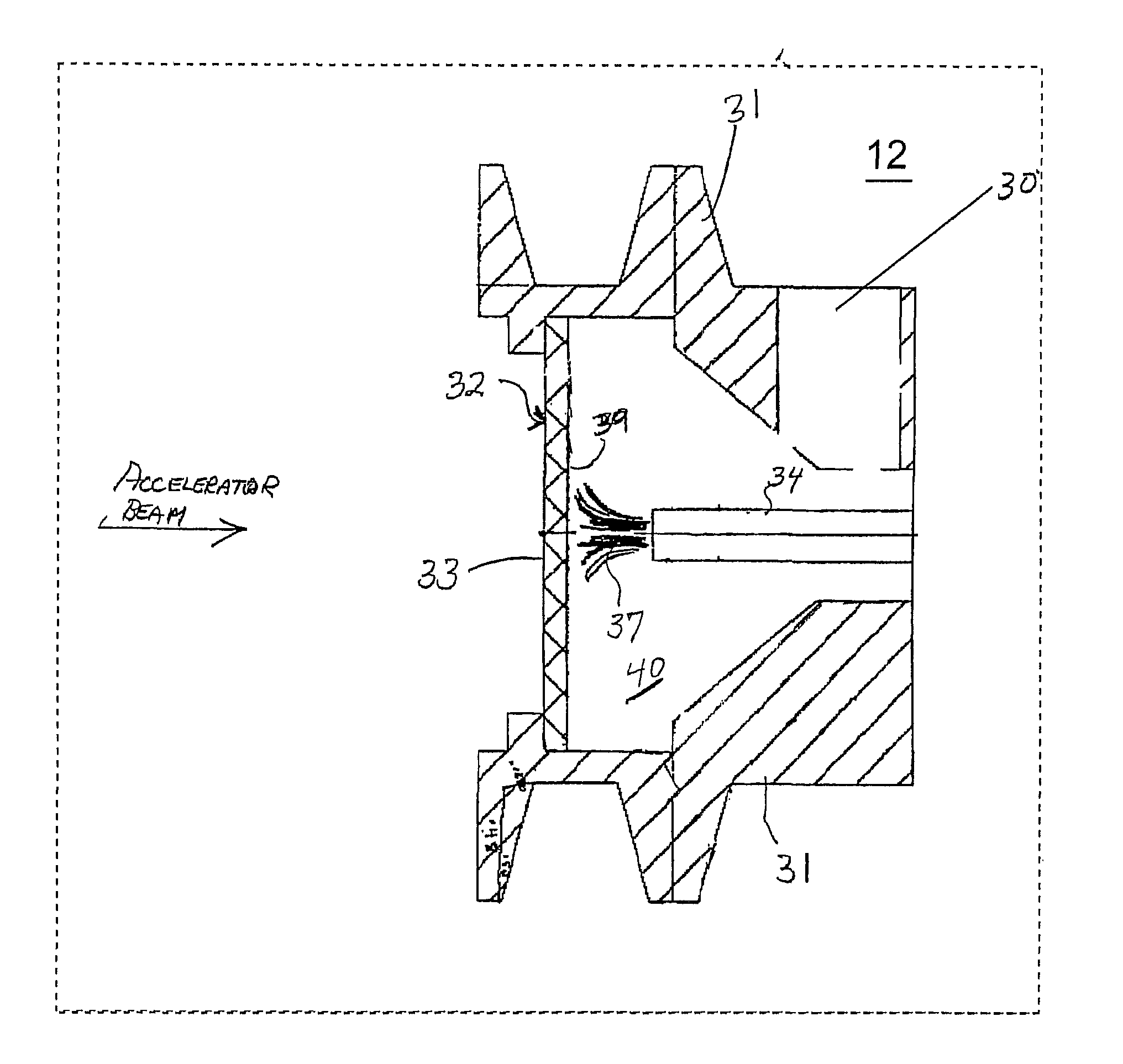 Liquid gallium cooled high power neutron source target