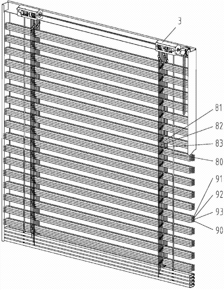 Sliding block mechanism of louver and sliding block system with gear clutch turnover mechanism