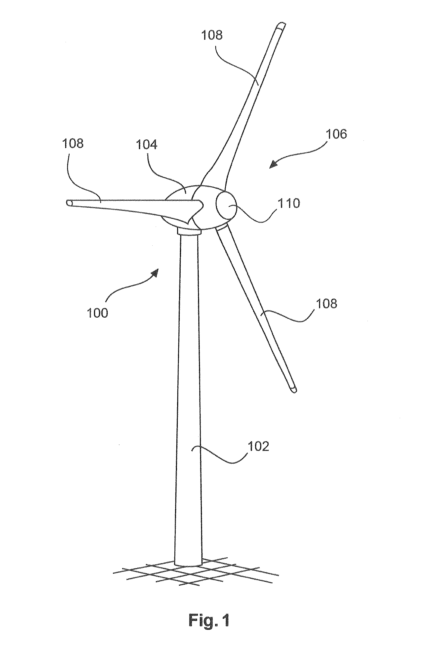 Method for the control of a wind turbine with no mains support available