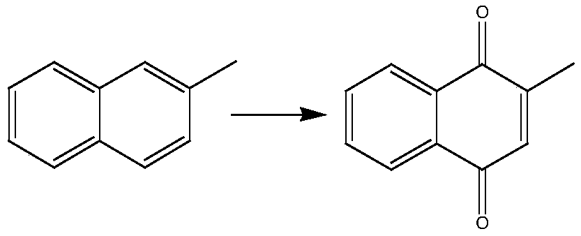 A kind of rhenium catalyst and its catalytic method for synthesizing 2-methyl-1,4-naphthoquinone