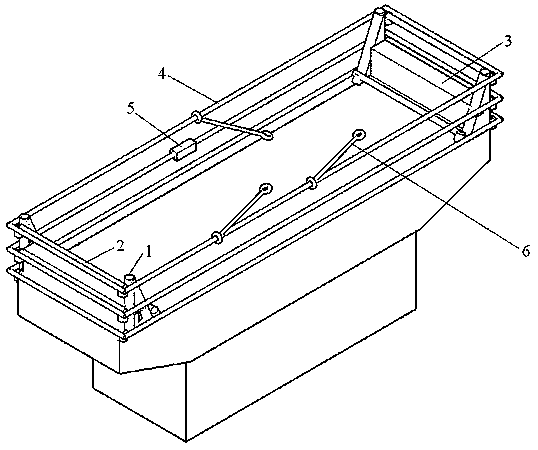 Safety protection method for edge of high pier capping beam