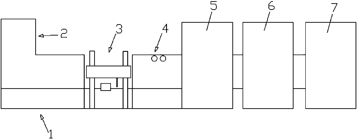 Steel pipe production line