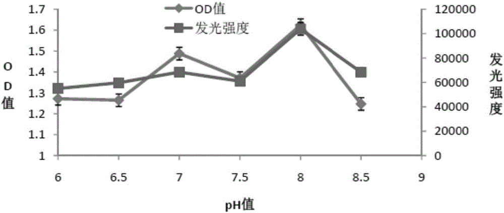 Luminous bacterium flow injection method for quickly detecting and warning food-borne toxin pollution and application of luminous bacterium flow injection method