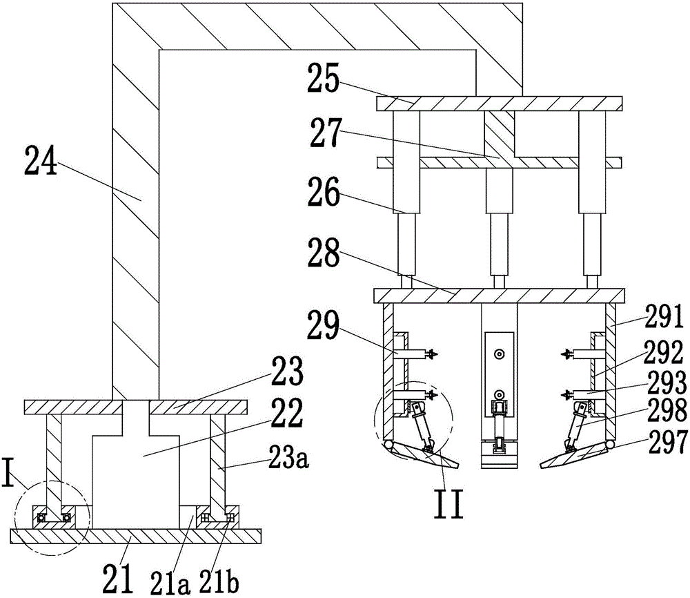 Retaining wall construction equipment special for concrete road