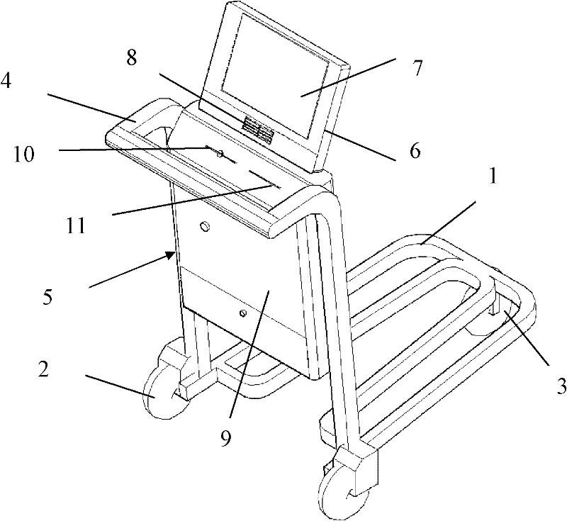 Intelligent baggage car and control method thereof