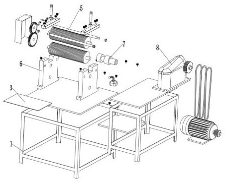 Abnormal point discrimination type net pressing machine used for net belt reinforcement, and net pressing method of abnormal point discrimination type net pressing machine