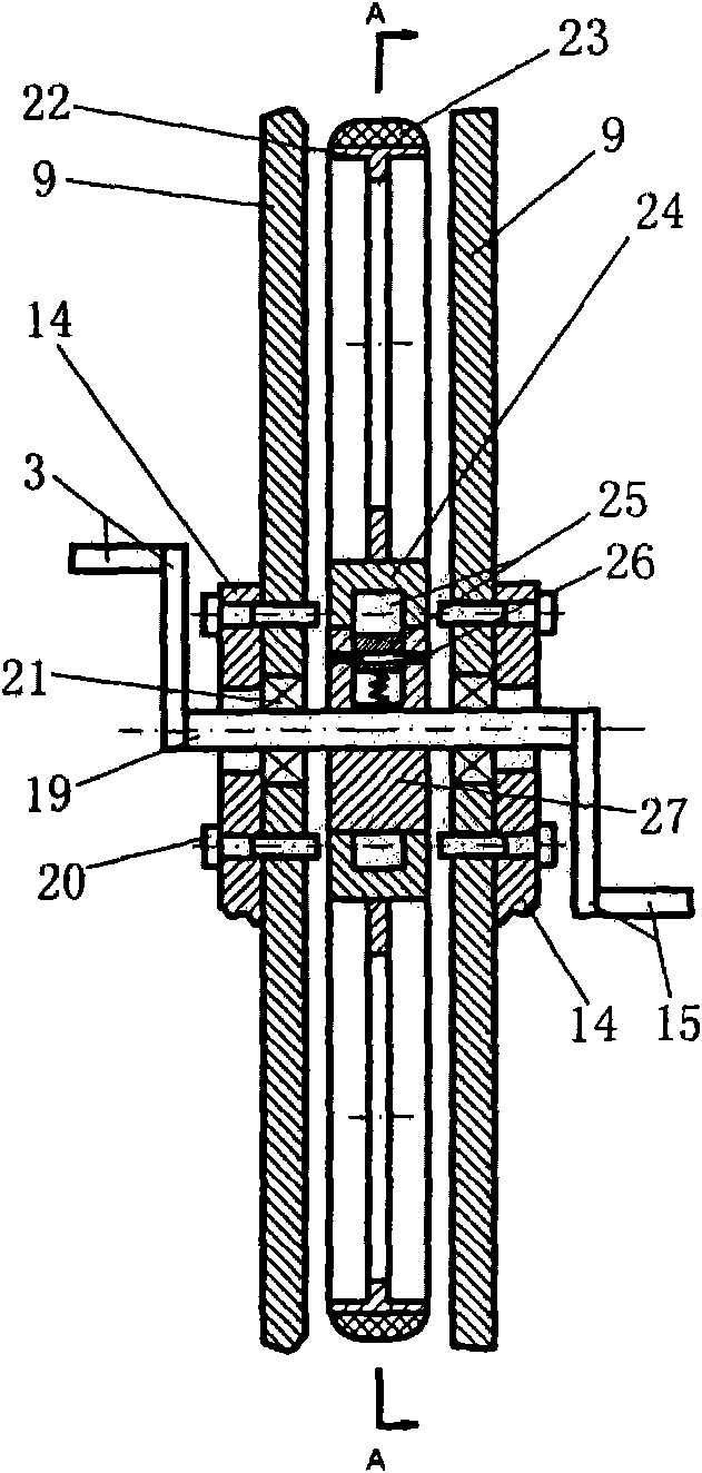 Bicycle without chain wheel