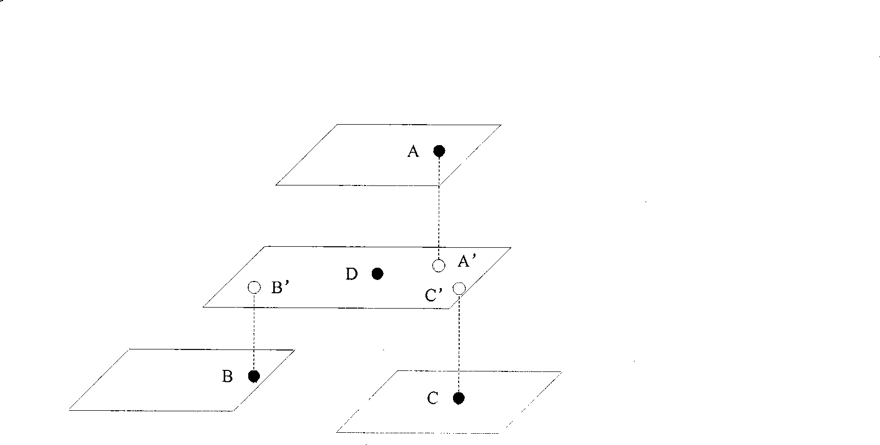 Tri-dimensional positioning method for underwater wireless sensor network node