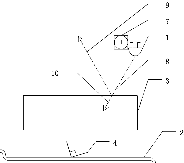 Indoor parking lot guide method and system based on visible light communication