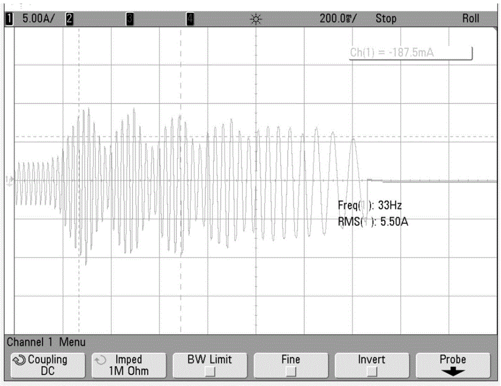 Motor overexcitation halting method and device by frequency changer control