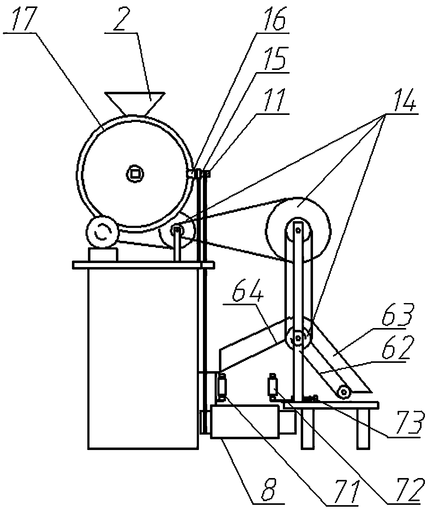 Combined driving cross seedling set