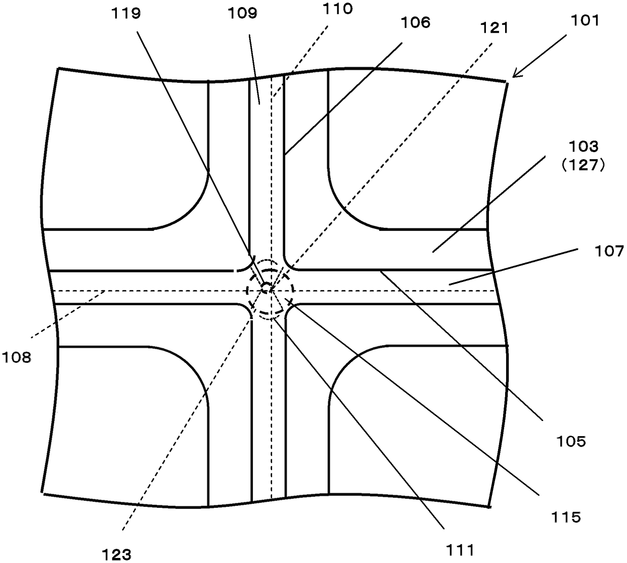 Multipiece wiring board, wiring board, and method for manufacturing multipiece wiring board