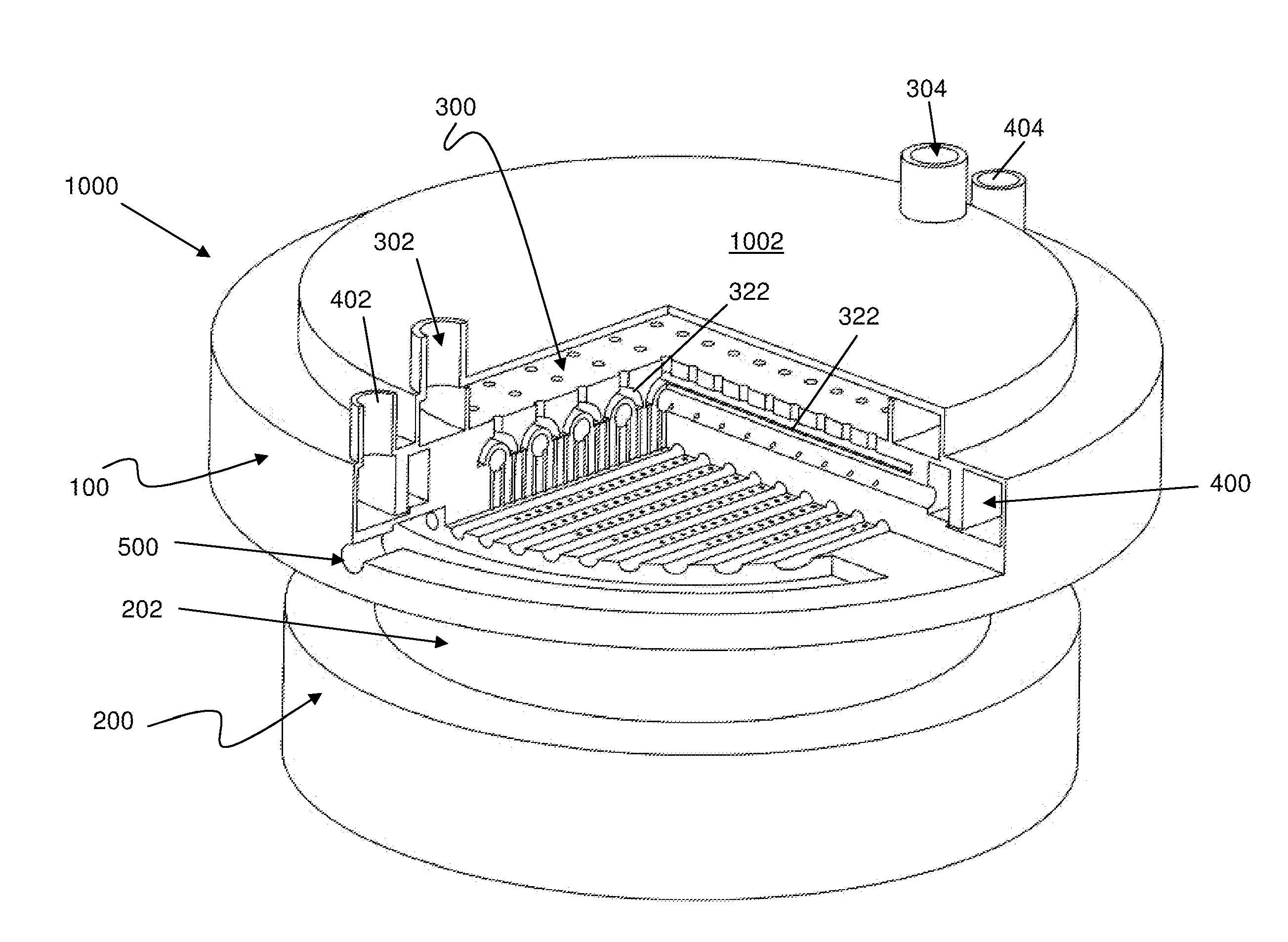 Chemical vapour deposition injector